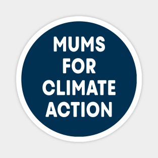 Mums for Climate Action (Dark Blue) Magnet